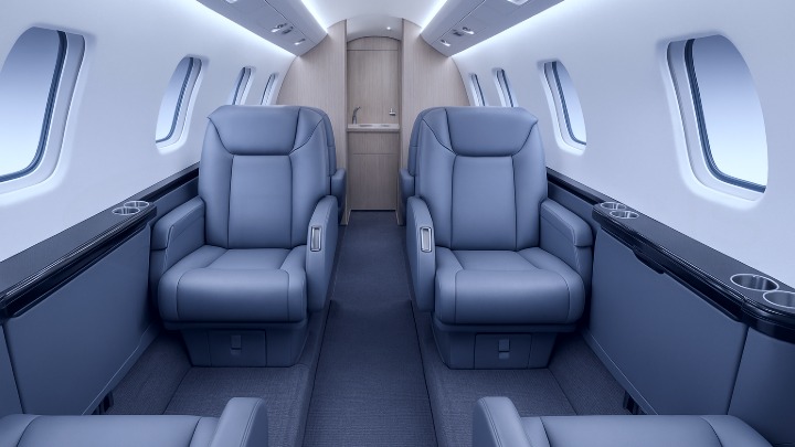 Select Charter Fleet - Citation VII Jet Interior